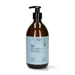 Handzeep, glazen fles, amandel & bergamot, 500 ml