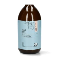 Handzeep, glazen fles, vijg & roos, 500 ml