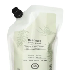 Handzeep navulling, vetiver & ceder, 500 ml