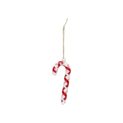 Hanger, glas, candy cane
