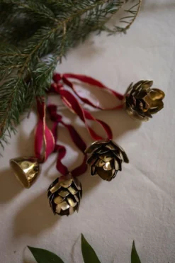 Hanger kerstbel, messing