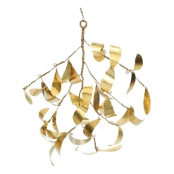 Hanger mistletoe met besjes, messing