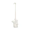 Hanger, porselein, eekhoorn, wit en goud