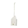 Hanger, porselein, kerk, wit
