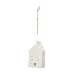 Hanger, porselein, kerk, wit