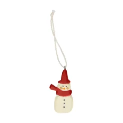 Hangers, hout, set van 4 (duif,muis,cadeau en sneeuwpop)