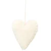 Hanger, vilt, hart met bloem, geborduurd