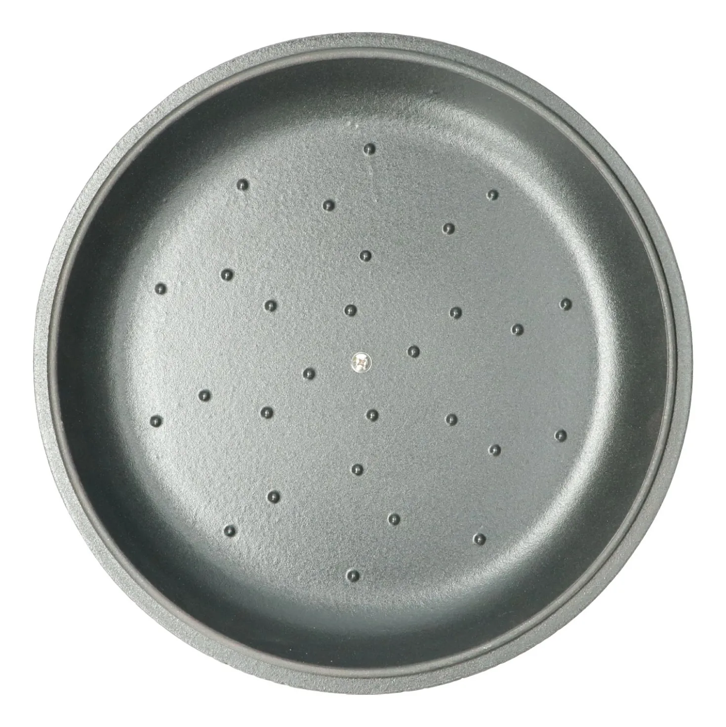 Hapjespan, gietijzer, groen, Ø 30 cm