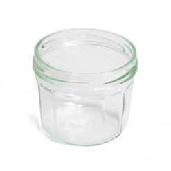Inmaakpot met facetten, deksel apart verkrijgbaar, 200 ml
