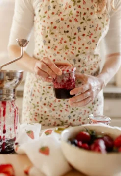 Inmaakpot met facetten, deksel apart verkrijgbaar, 310 ml