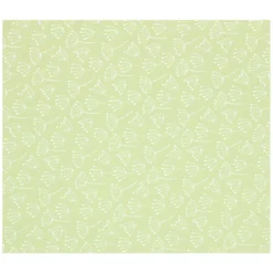Inpakpapier, groen, schermbloem 70 x 250 cm