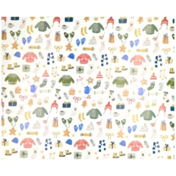 Inpakpapier, winter accessoires, 70 x 250 cm
