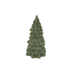 Kaars dennenboom, donkergroen, 10,5 cm