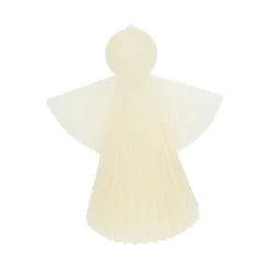 Kaars engel, offwhite, klein, 10 cm