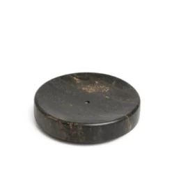Kaarsenhouder, marmer, Ø10 cm