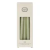 Kaarsjes smal, lichtgroen, 17 cm, 10 stuks