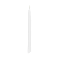 Kaarsjes smal, wit, 17 cm, 10 stuks