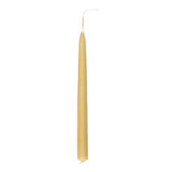 Kaarsjes smal, zachtgeel, 17 cm, 10 stuks
