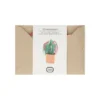 Kaart 3D met envelop, begonia