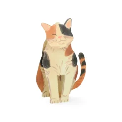Kaart 3D met envelop, kat