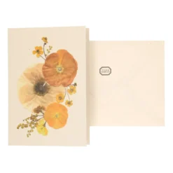 Kaart met envelop, ranonkel