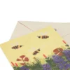 Kaart, World Animal Protection, bijen in een lupine veld