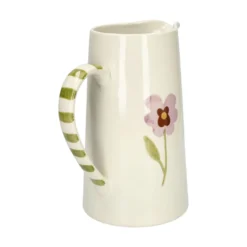 Kan, steengoed, viooltjes, 1,75 liter