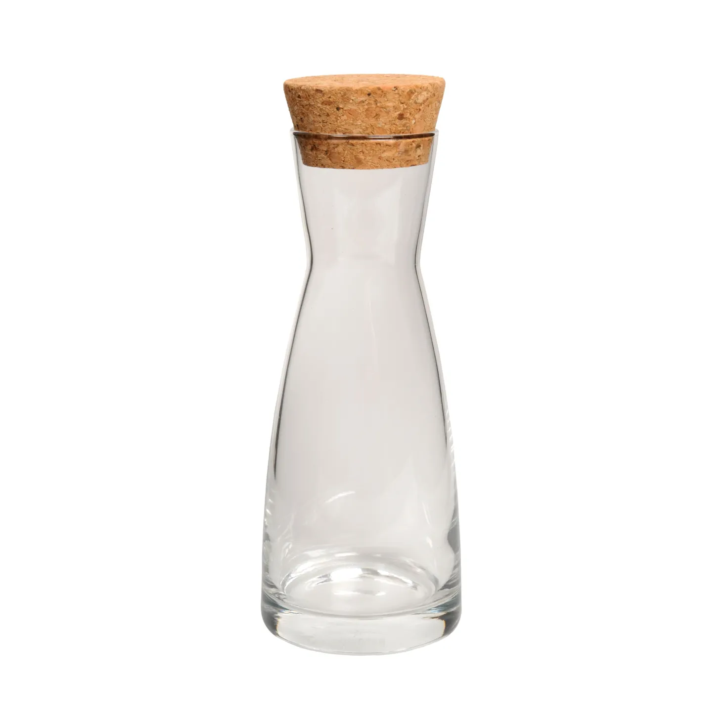 Karaf met kurk, glas, 0,5 L