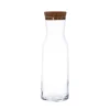 Karaf met kurk, glas, 1,1 liter