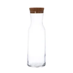 Karaf met kurk, glas, 1,1 liter