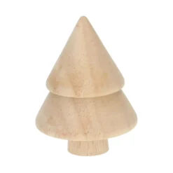 Kerstboom naturel, hout, ca. 8 cm