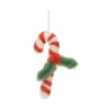 Kersthanger, candy cane, vilt