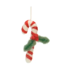 Kersthanger, candy cane, vilt