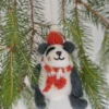 Kersthanger Pascal de panda, WWF, vilt
