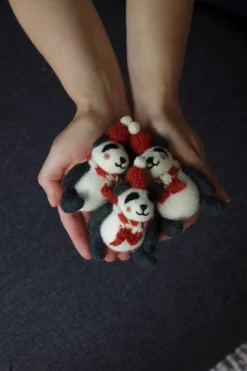Kersthanger Pascal de panda, WWF, vilt