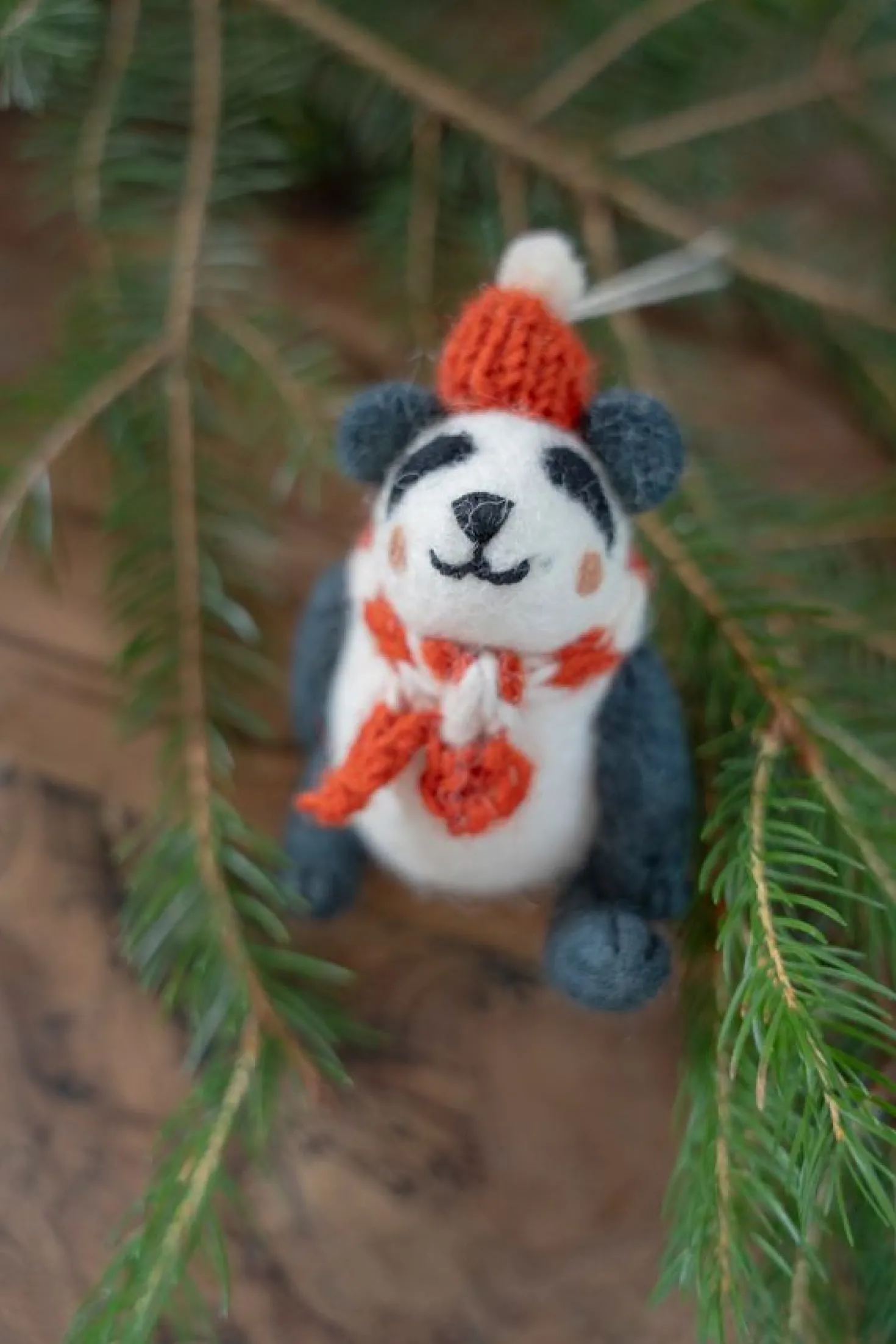 Kersthanger Pascal de panda, WWF, vilt