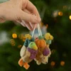 Kersthanger, vilt, eend met kerstboom