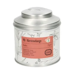 Kerstthee, rooibosmelange, blik 75 gram