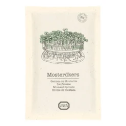 Kiemgroente, biologisch, mosterdkers, 50 g