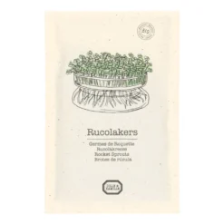 Kiemgroente, biologisch, rucolakers, 30 g