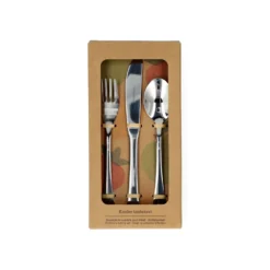 Kinderbestek, fruit, roetsvrij staal, 3-delig, 20 cm