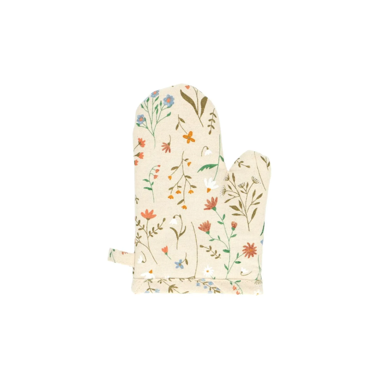 Kinderovenwant, GOTS bio-katoen, veldbloemen