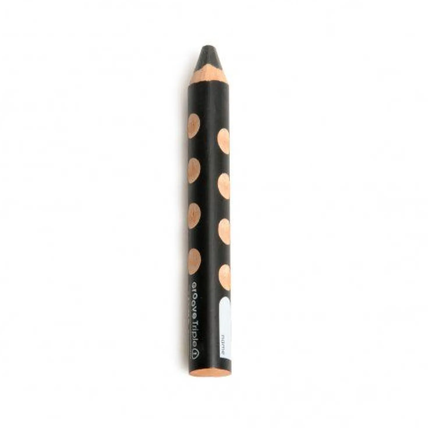 Kleurpotlood 3 in 1, ergonomische grip, zwart
