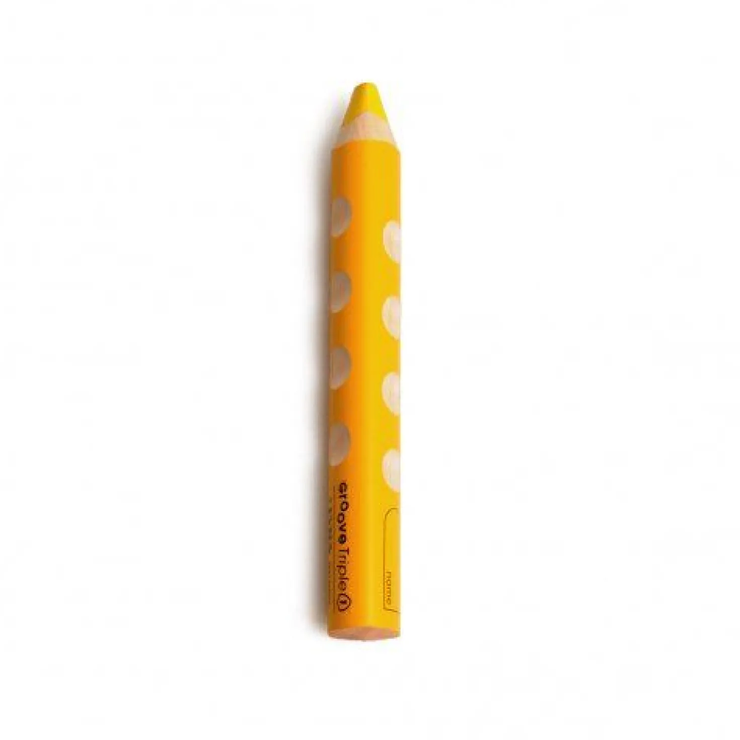 Kleurpotlood 3 in 1, ergonomische grip, geel