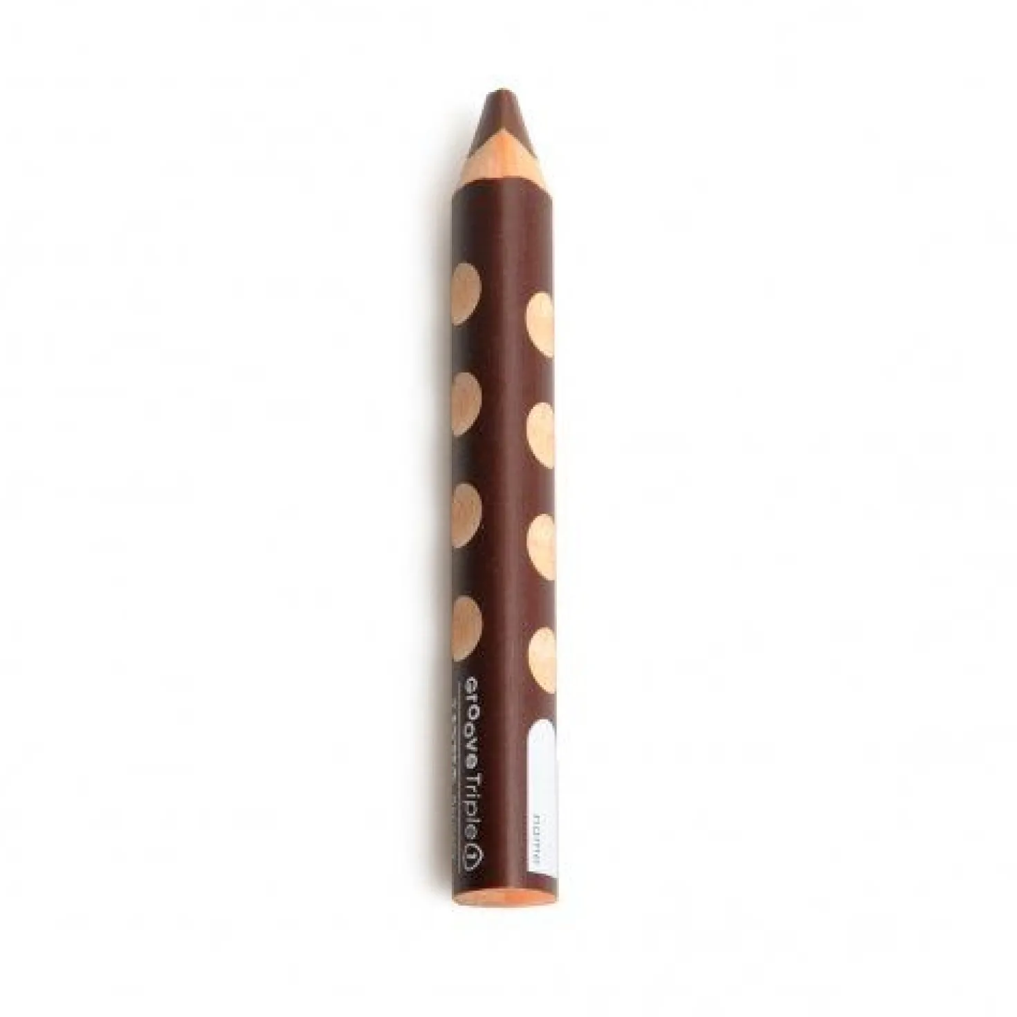 Kleurpotlood 3 in 1, ergonomische grip, bruin