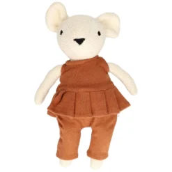 Knuffel muis, GOTS katoen, gebreid