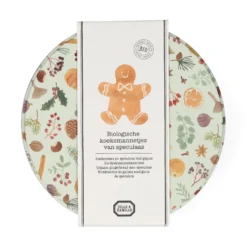 Koekenmannetjes speculaas, biologisch, blik, 130 gram