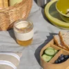 Koffiebeker to go, hittebestendig glas, 340 ml