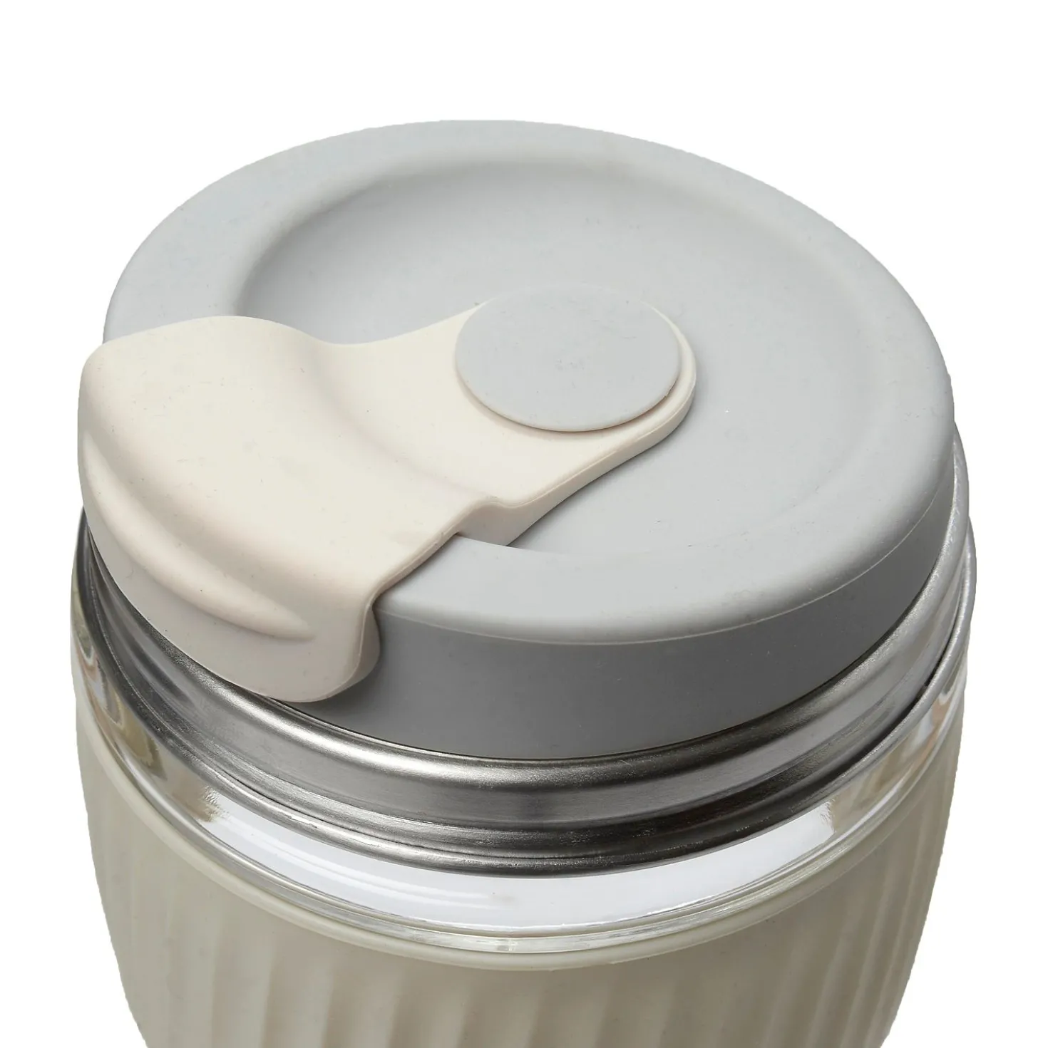 Koffiebeker to go, hittebestendig glas, 550 ml