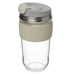 Koffiebeker to go, hittebestendig glas, 550 ml